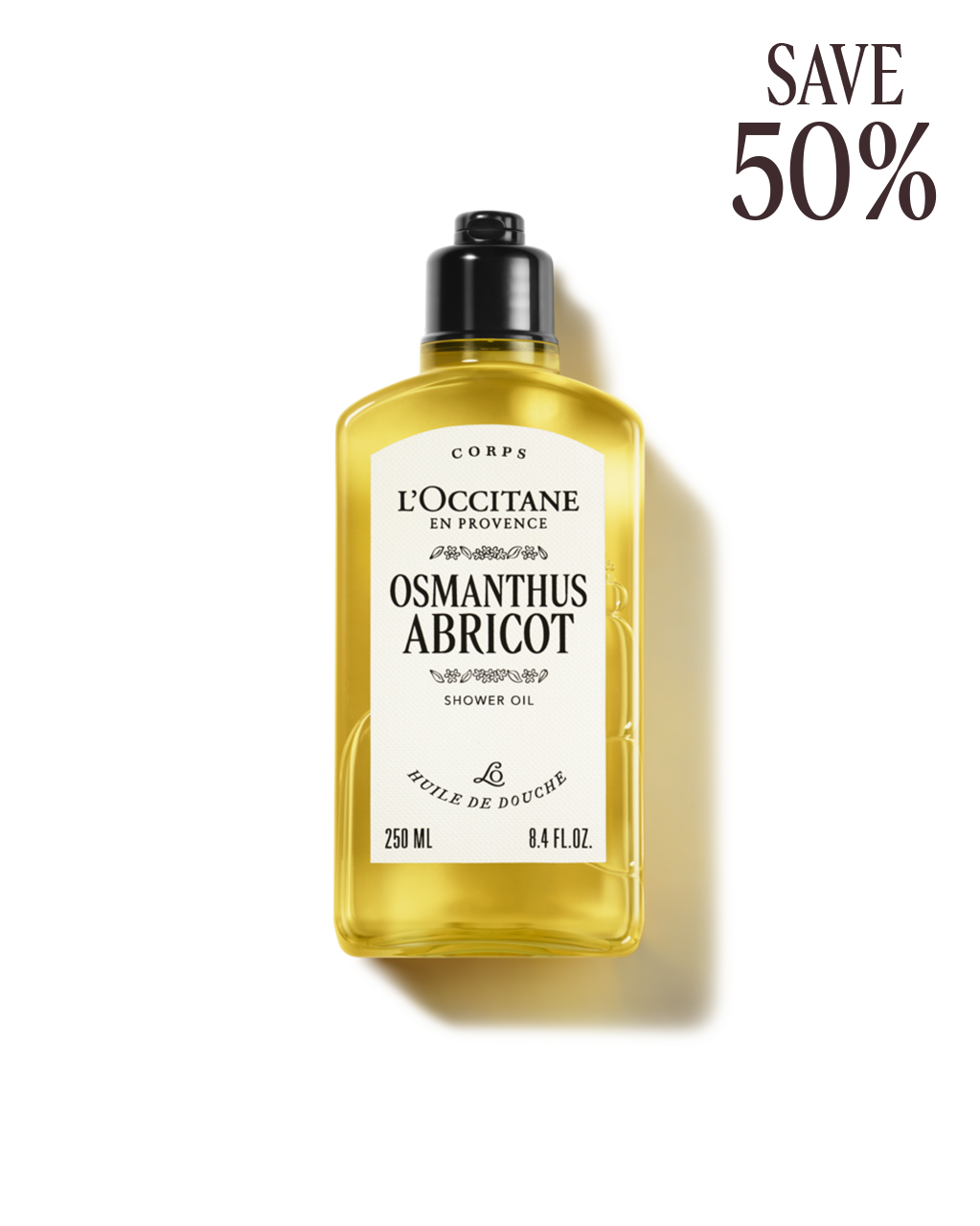 Buy Osmanthus Abricot Shower Oil 250ml | L'Occitane Indonesia