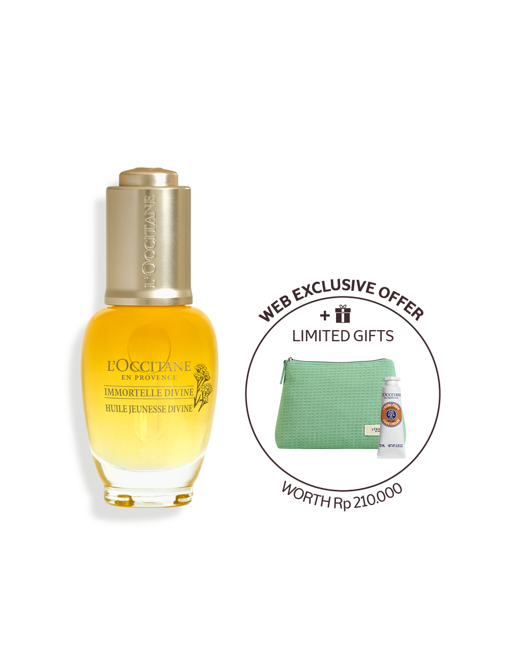 Buy Immortelle Divine Youth Oil 30ml | L'Occitane Indonesia