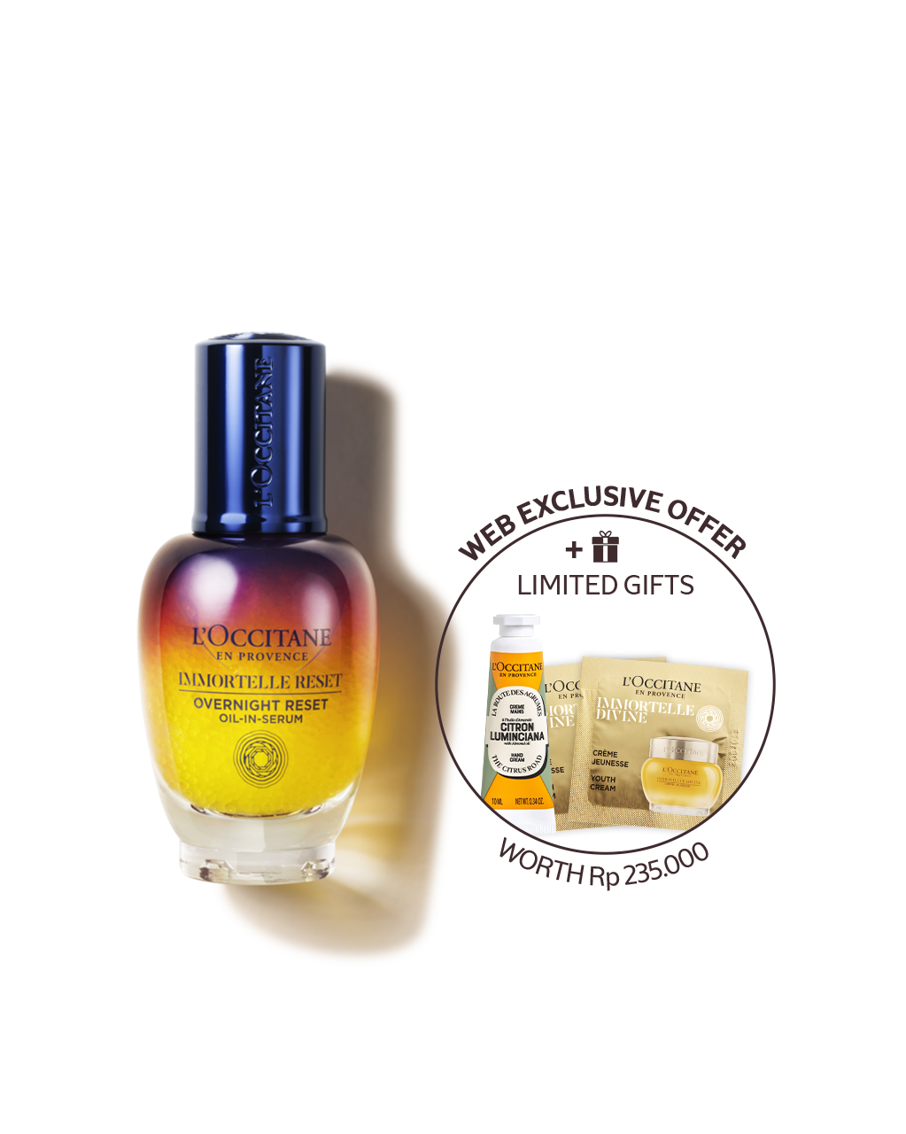 Buy Immortelle Reset Oil in Serum 30ml | L'Occitane Indonesia