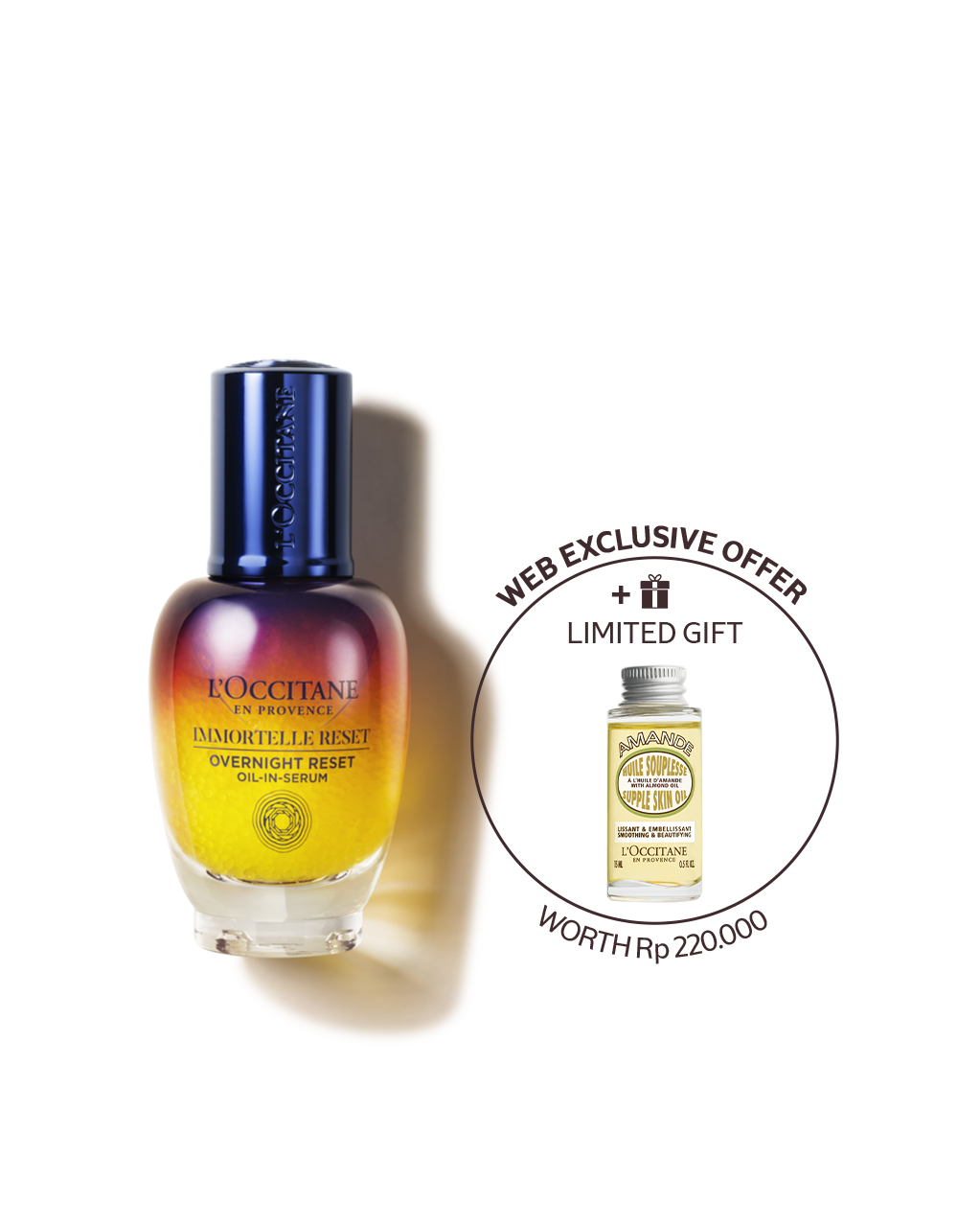 Buy Immortelle Reset Oil in Serum 30ml | L'Occitane Indonesia