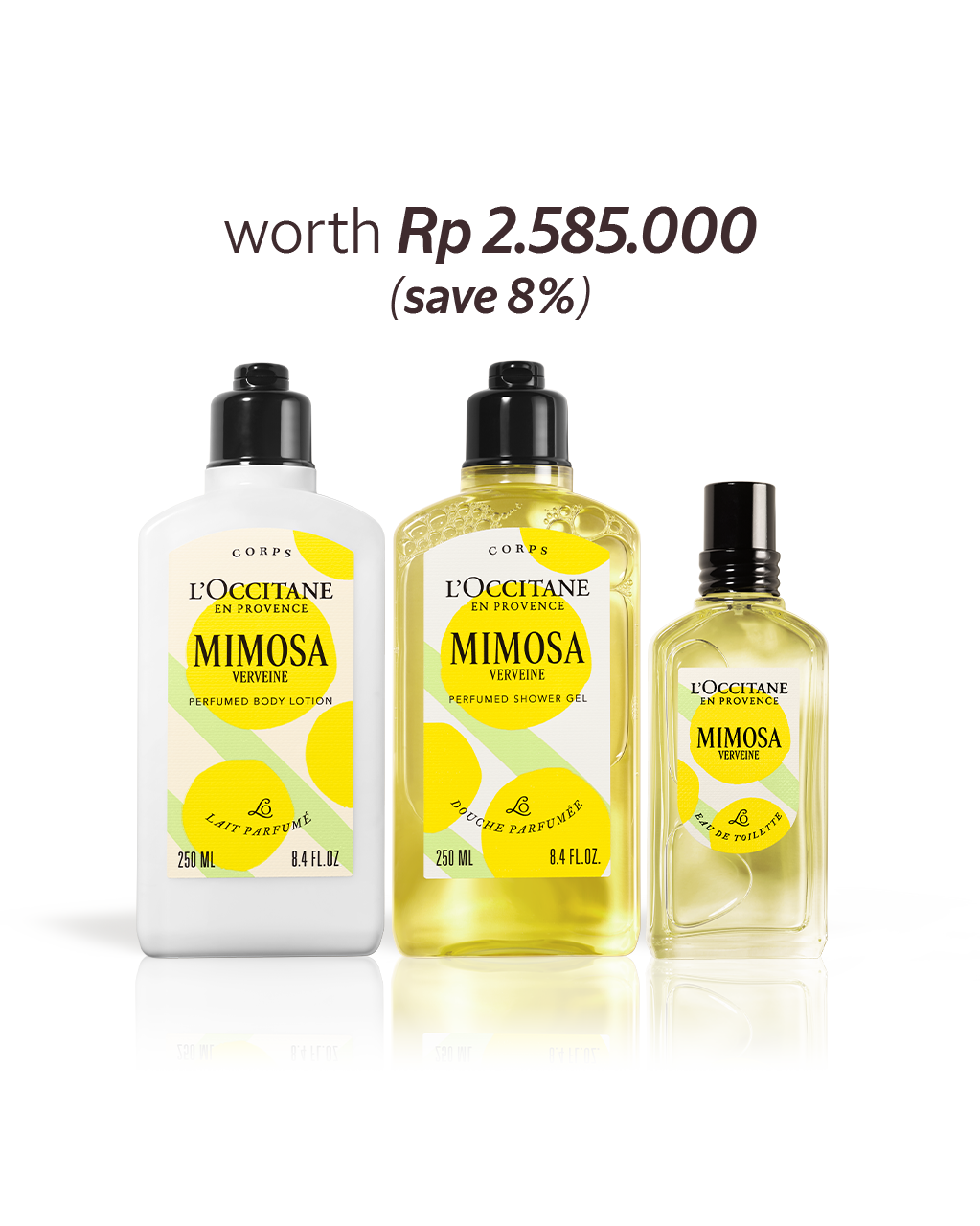 Buy Mimosa Verveine Fragrance Trio | L'Occitane Indonesia
