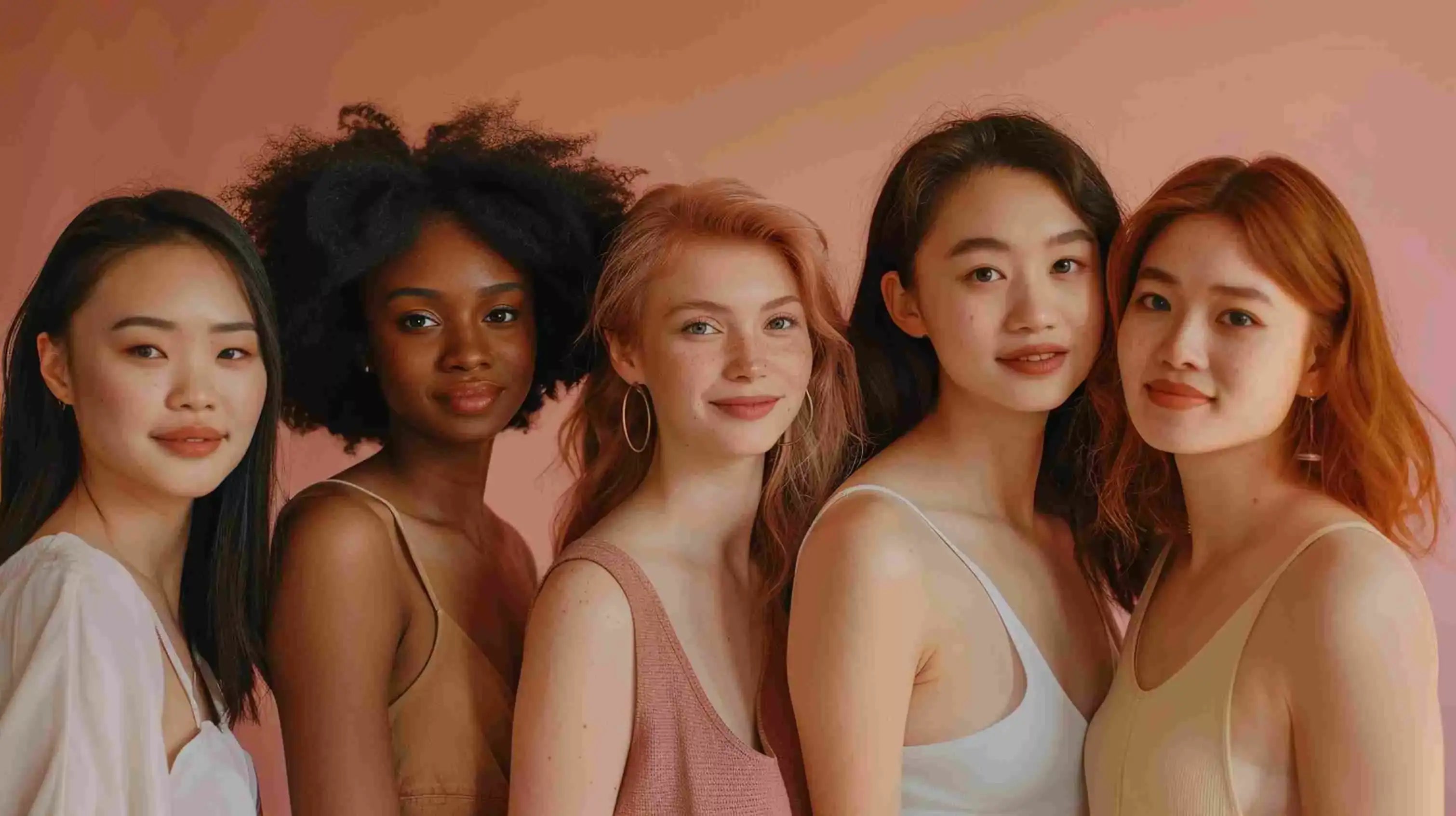 portrait diverse women together