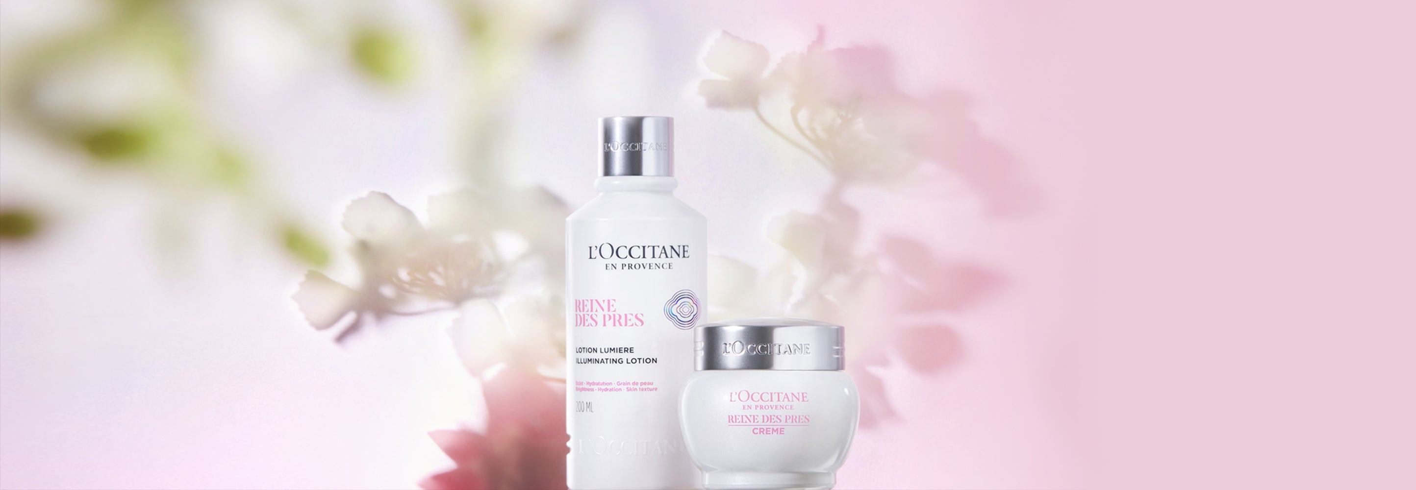 Reine des Prés Brightening Skincare Collection | L'Occitane Indonesia