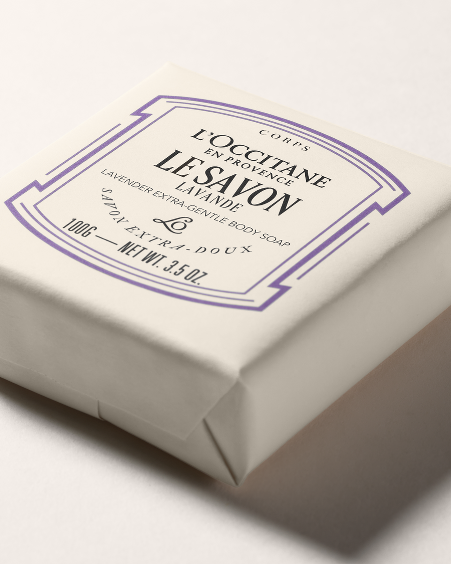Le Savon Lavande Lavender Extra-Gentle Body Soap 100g