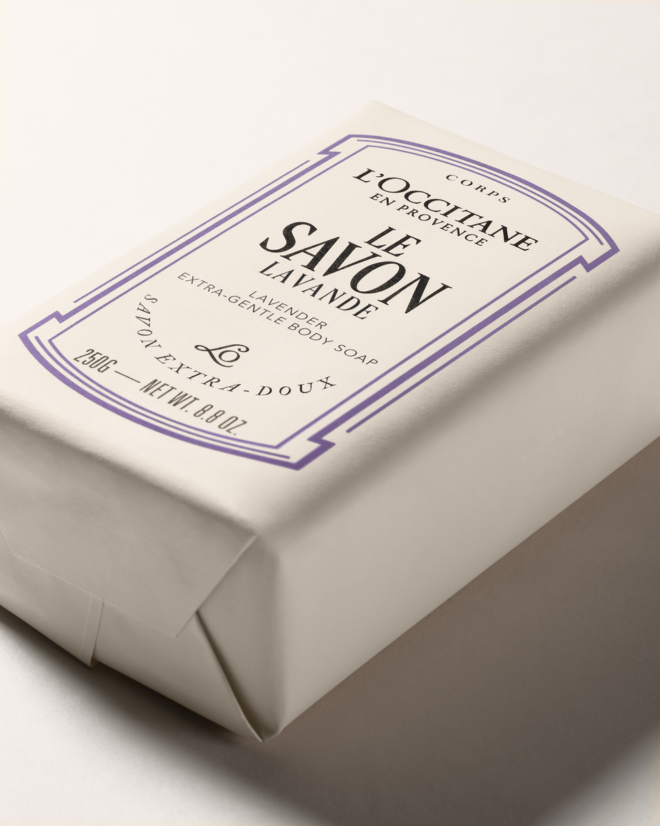 Le Savon Lavande Lavender Extra-Gentle Body Soap 250g