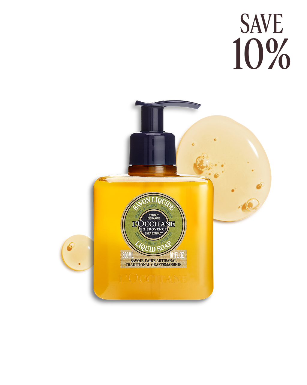 Shea Verbena Liquid Soap 300ml