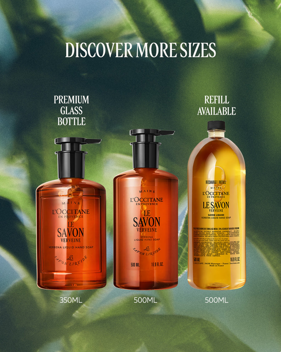 Le Savon Verveine Verbena Liquid Hand Soap Refill 500ml