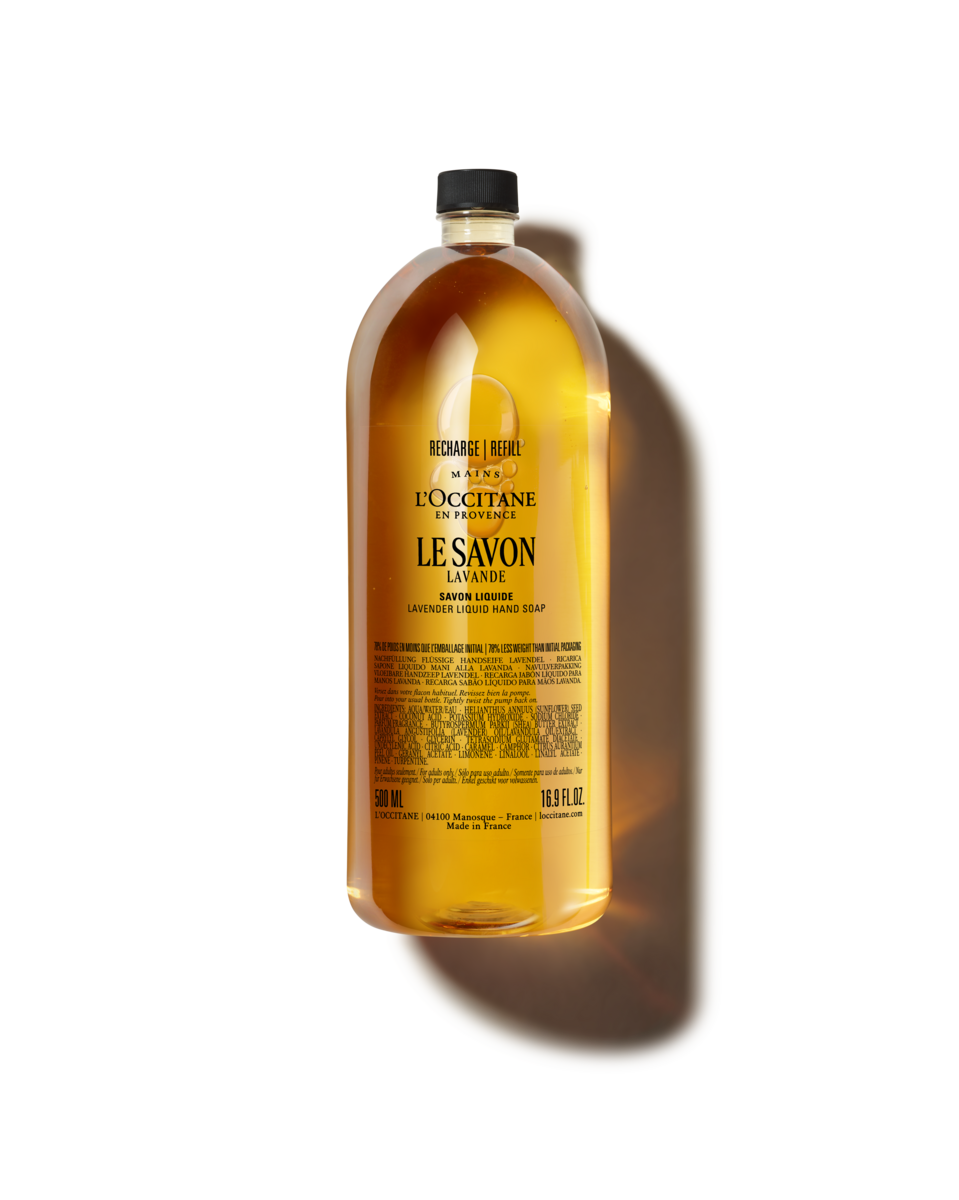 Le Savon Lavande Lavender Liquid Hand Soap Refill 500ml