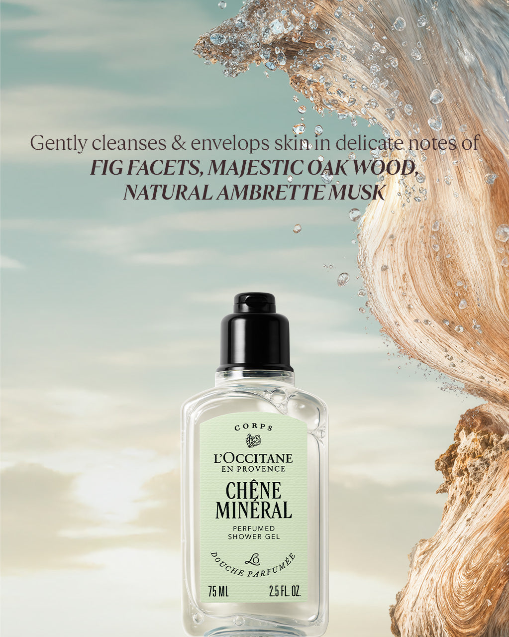 Chêne Minéral Perfumed Shower Gel 75ml
