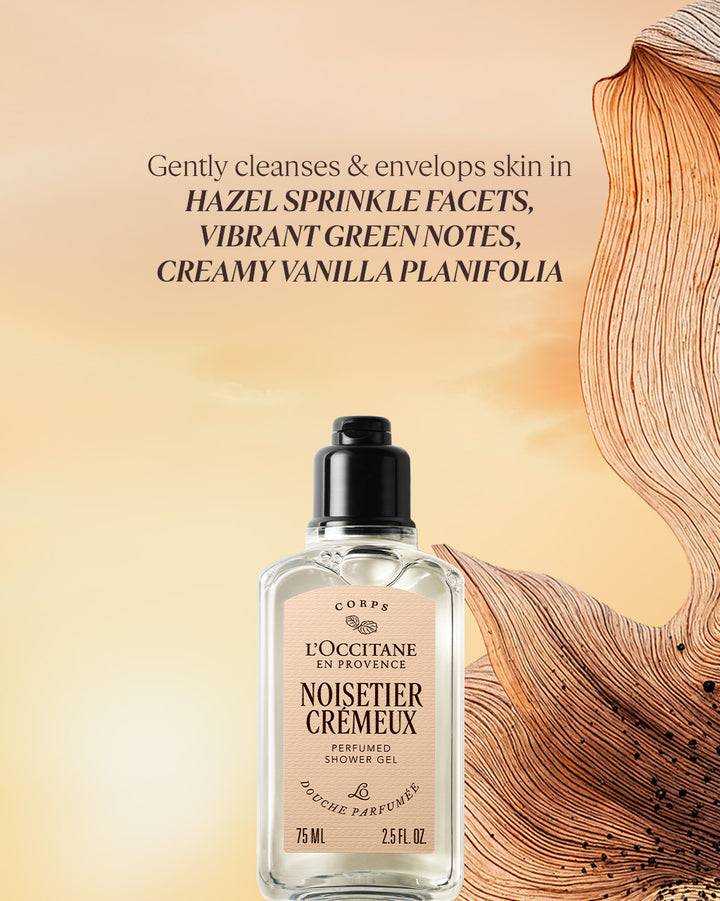 Noisetier Crémeux Perfumed Shower Gel 75ml