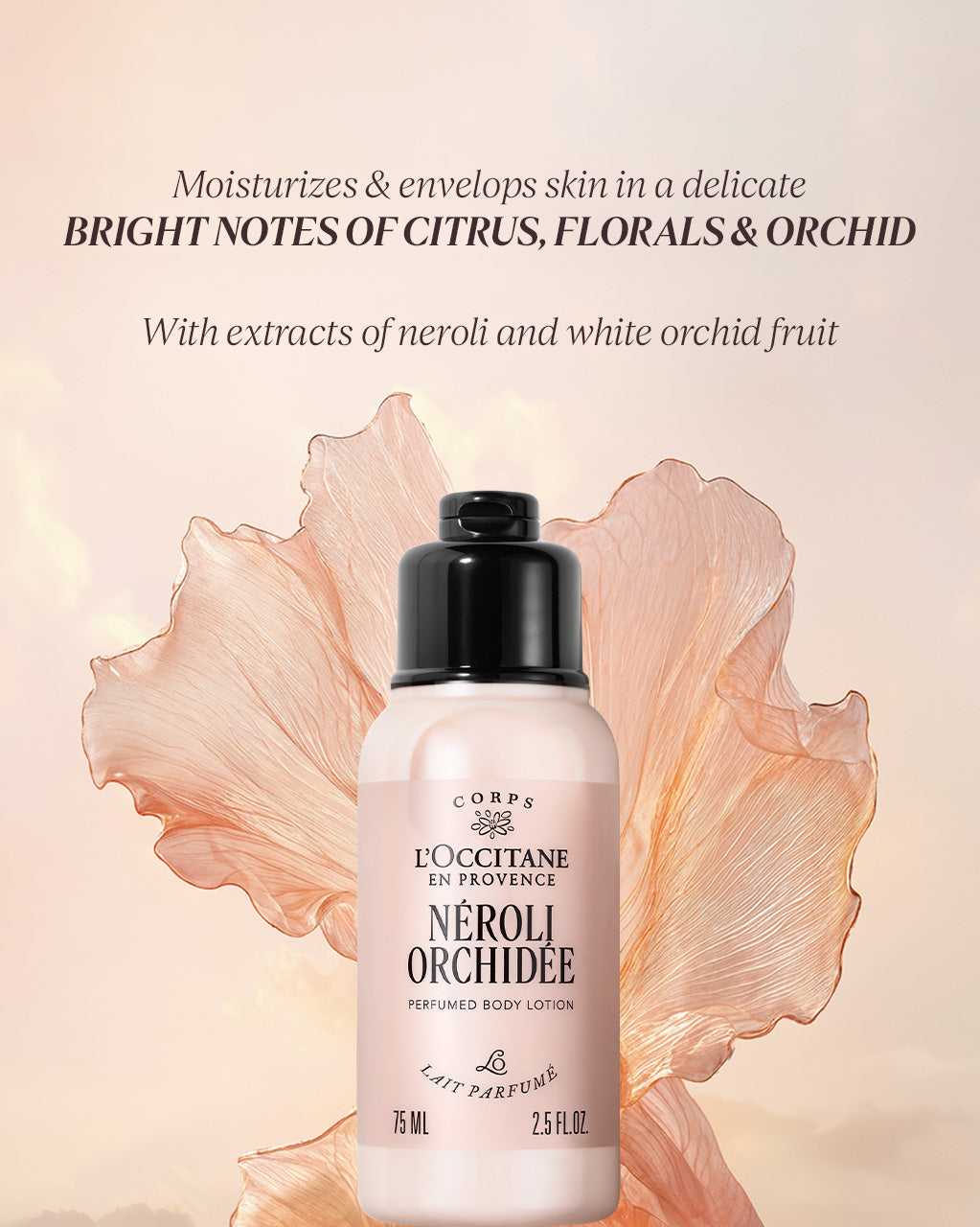 Néroli Orchidée Perfumed Body Lotion 75ml