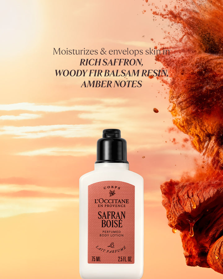 Safran Boisé Perfumed Body Lotion 75ml