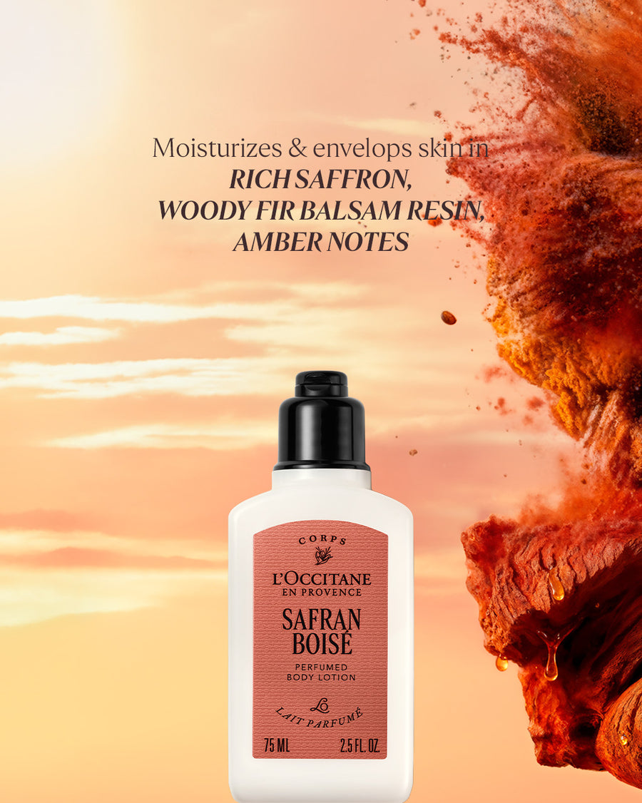 Safran Boisé Perfumed Body Lotion 75ml