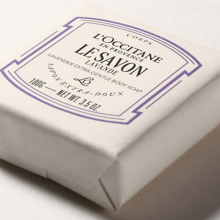 Le Savon Lavande Lavender Extra-Gentle Body Soap 100g