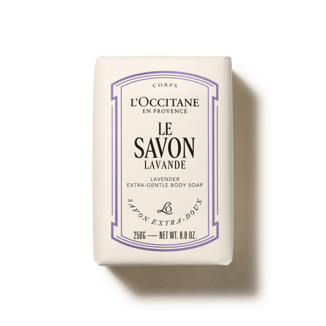 Le Savon Lavande Lavender Extra-Gentle Body Soap 250g