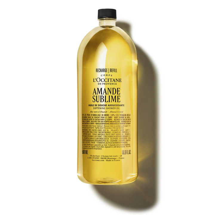 Amande Sublime Softening Shower Oil Refill 500ml