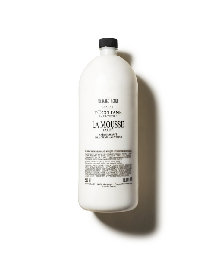 La Mousse Karité Shea Cream Hand Wash Refill 500ml