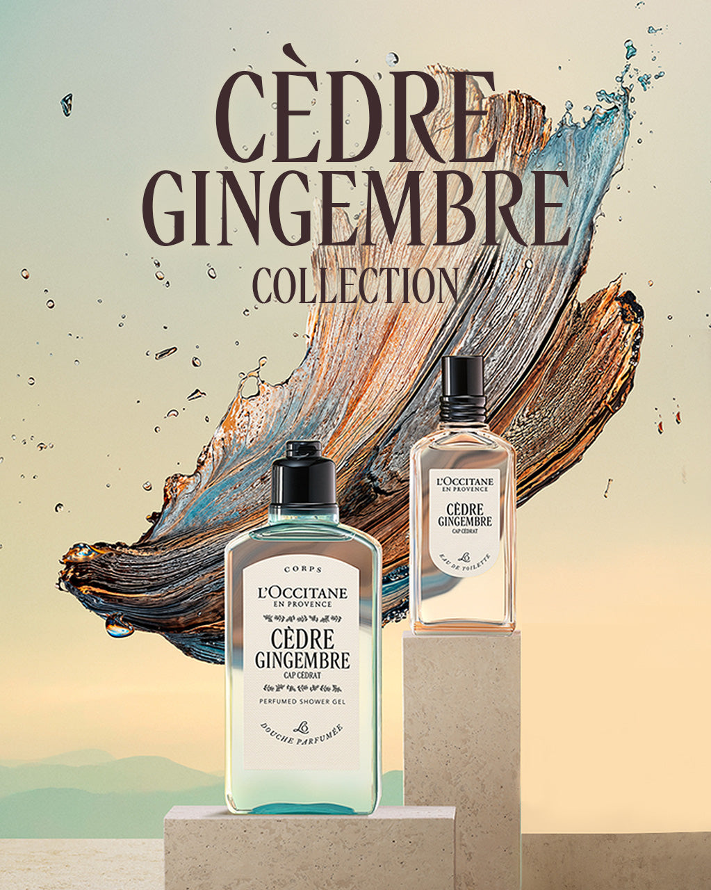 Cèdre Gingembre Perfumed Shower Gel Refill 500ml