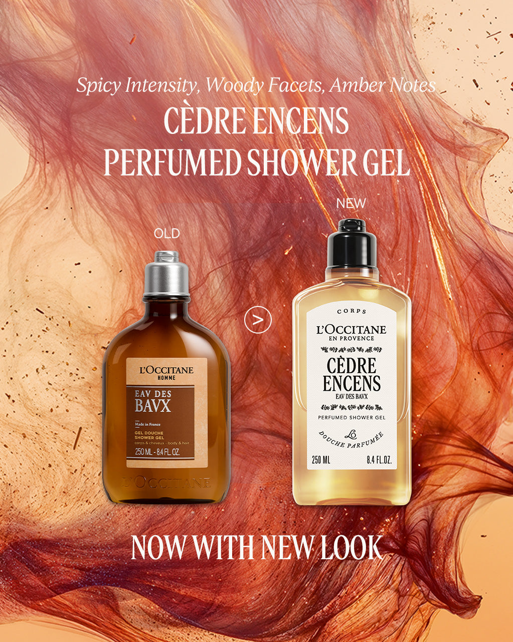 Cèdre Encens Perfumed Shower Gel 250ml