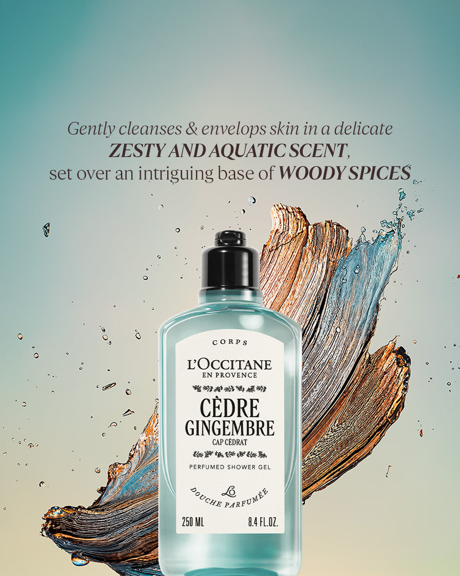 Cèdre Gingembre Perfumed Shower Gel 250ml