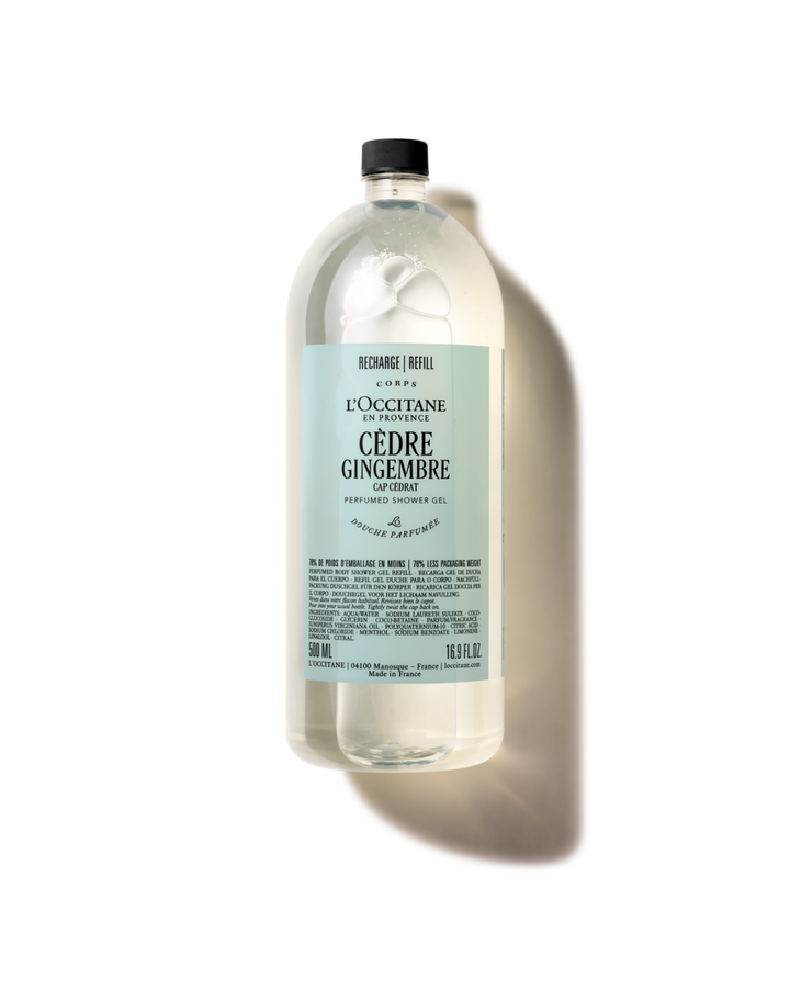 Cèdre Gingembre Perfumed Shower Gel Refill 500ml