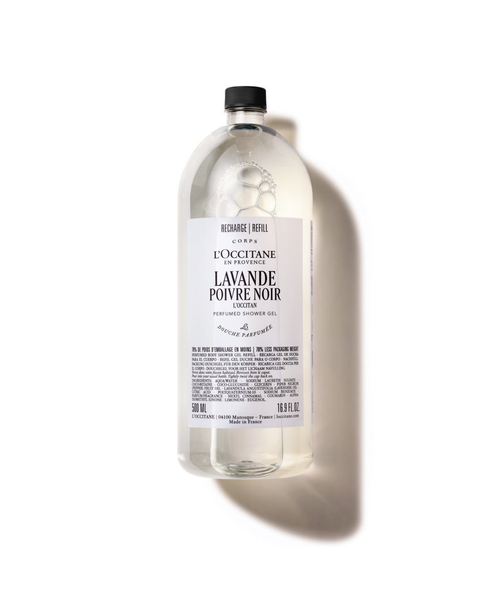 Lavande Poivre Noir Perfumed Shower Gel Refill 500ml