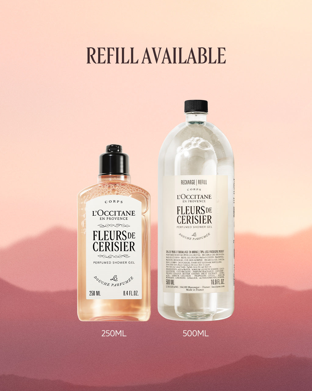 Fleurs de Cerisier Perfumed Shower Gel 250ml