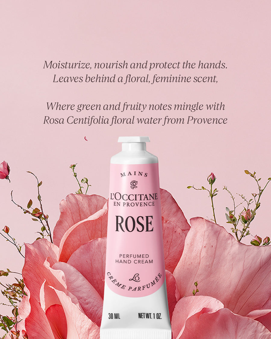 Rose Perfumed Hand Cream 30ml