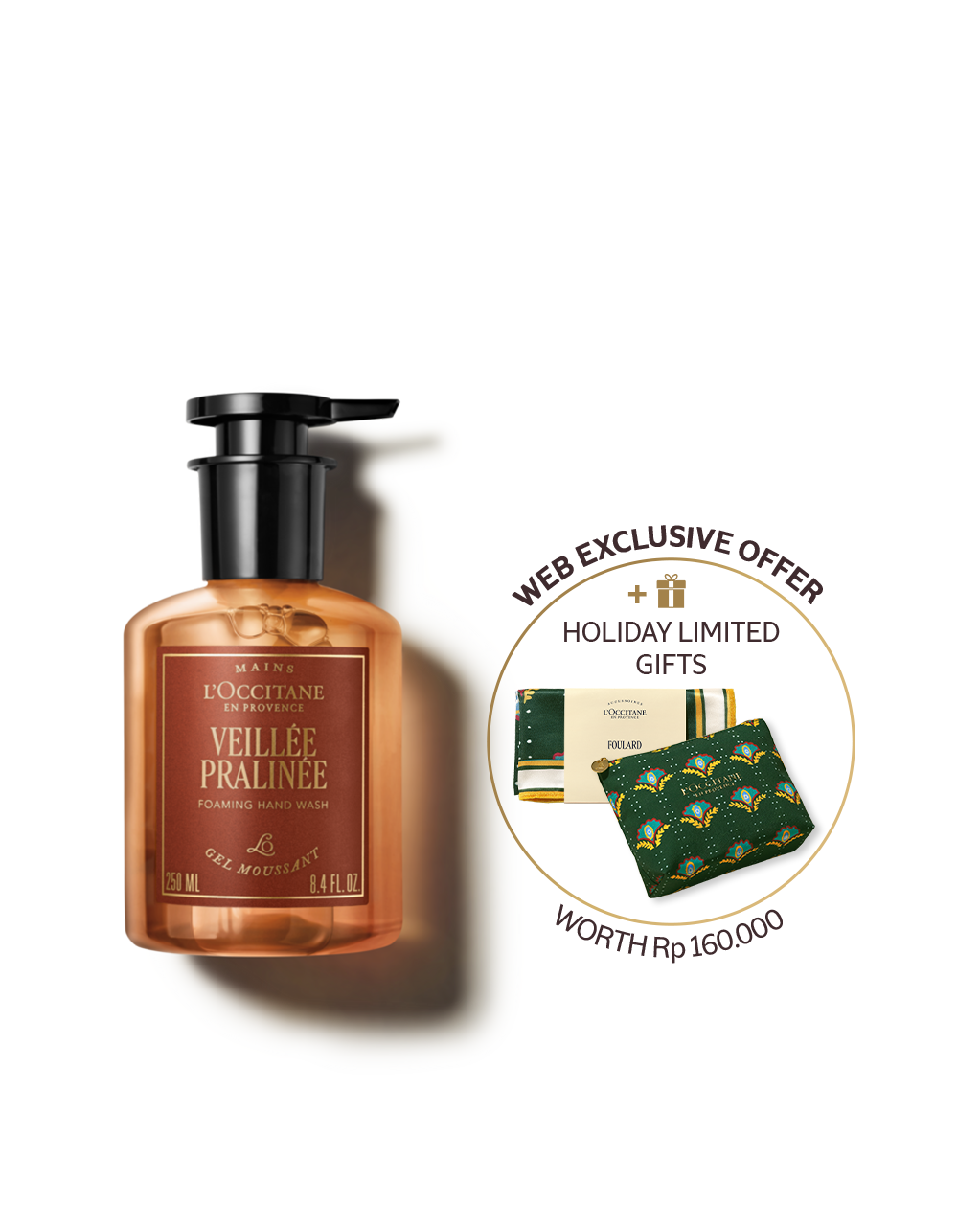 Veillée Pralinée Foaming Hand Wash 250ml