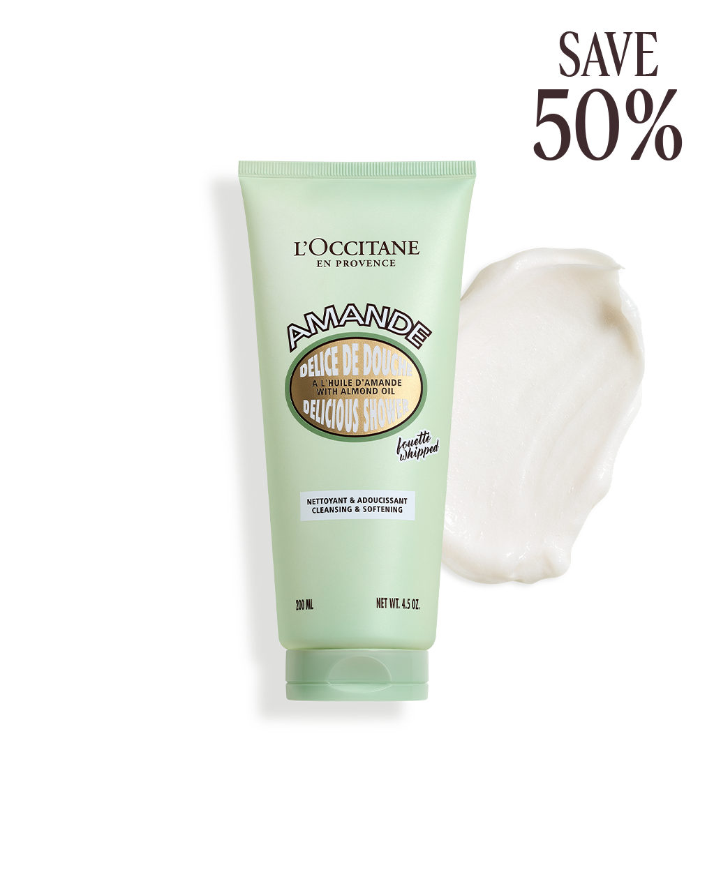 Almond Delicious Whipped Shower Cream 200ml