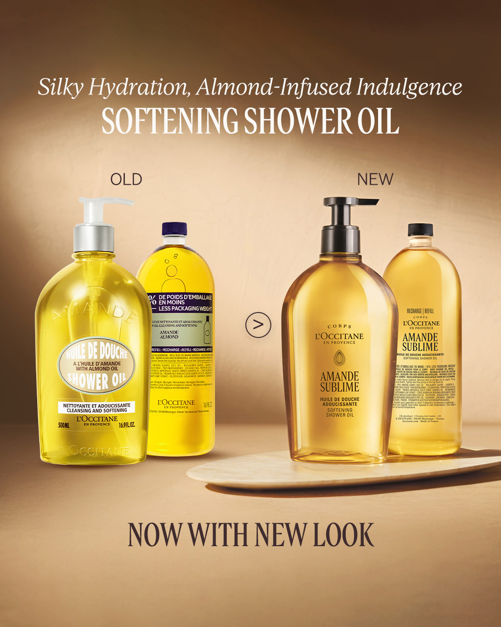 Amande Sublime Softening Shower Oil Refill 500ml