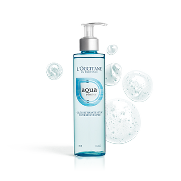 pembersih wajah aqua reotier - gel cleanser dari loccitane