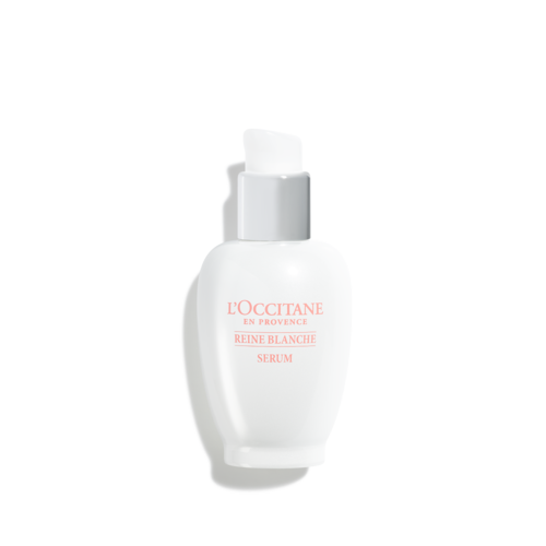 face serum reine blanche bright serum dari loccitane