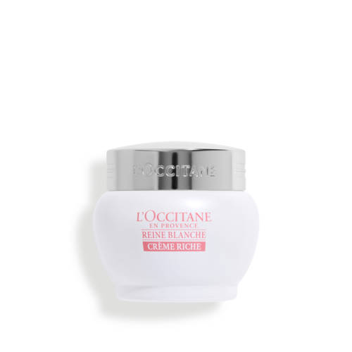 moisturizer Reine Blanche Rich Cream dari loccitane
