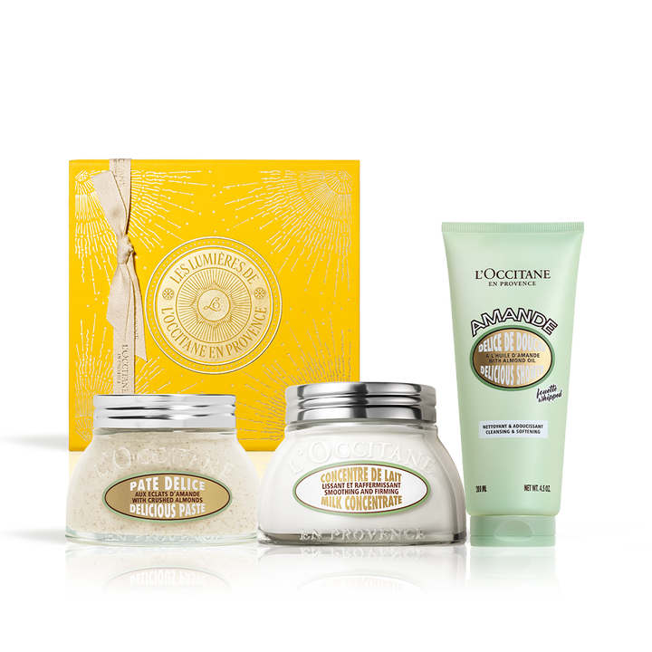 Almond Luxurious Shower Trio