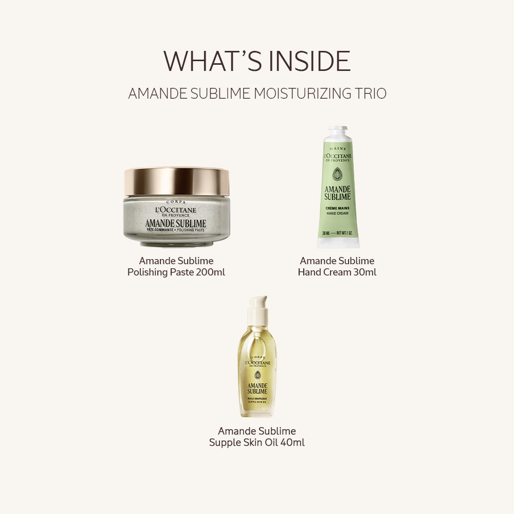 Amande Sublime Moisturizing Trio