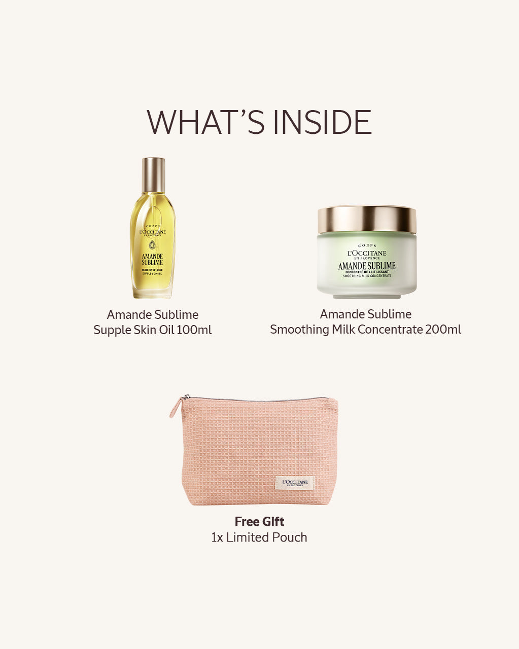 Almond Golden Touch Gift Set
