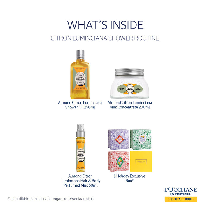 Citron Luminciana Shower Routine