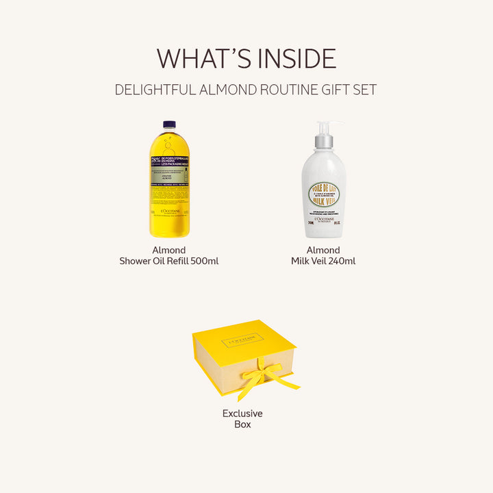 Delightful Almond Routine Gift Set