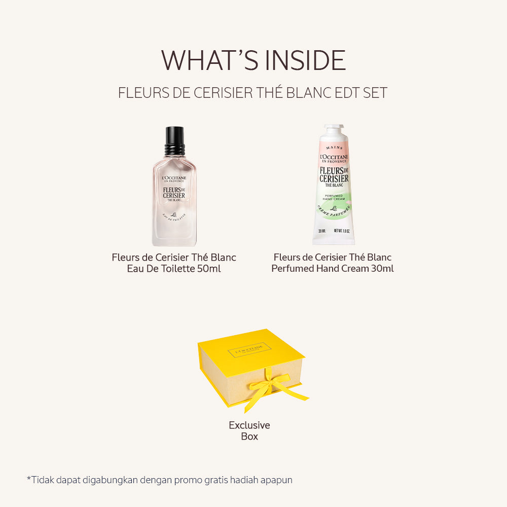 Fleurs de Cerisier EDT Thé Blanc Set
