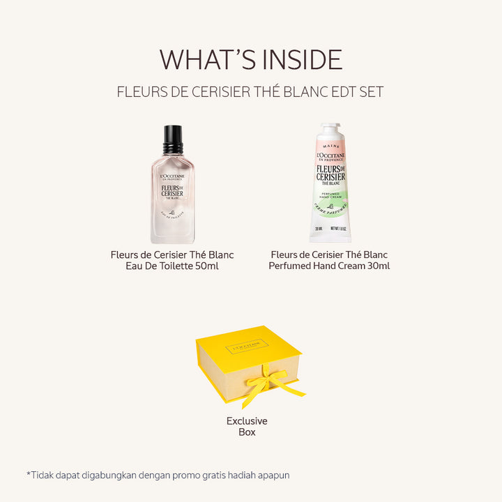 Fleurs de Cerisier EDT Thé Blanc Set
