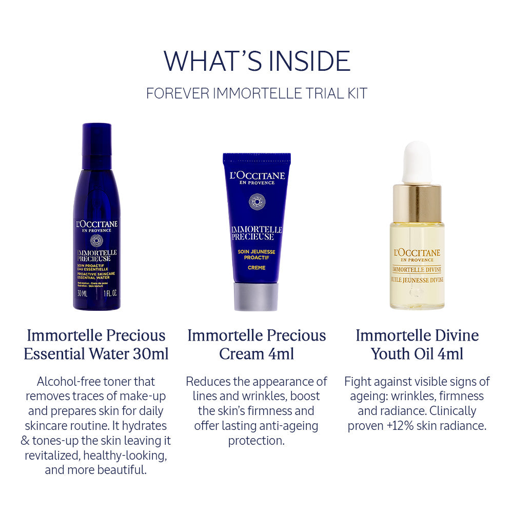 Forever Immortelle Trial Kit