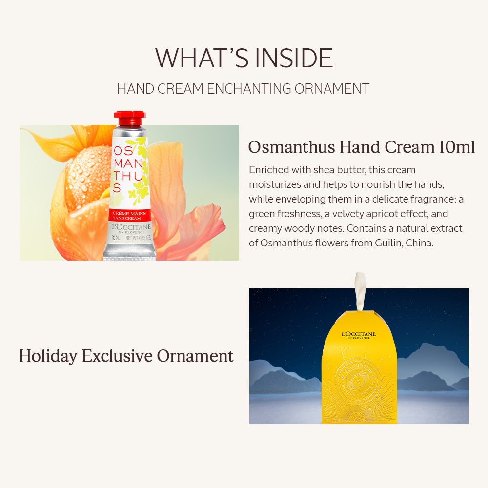 Hand Cream Enchanting Ornament