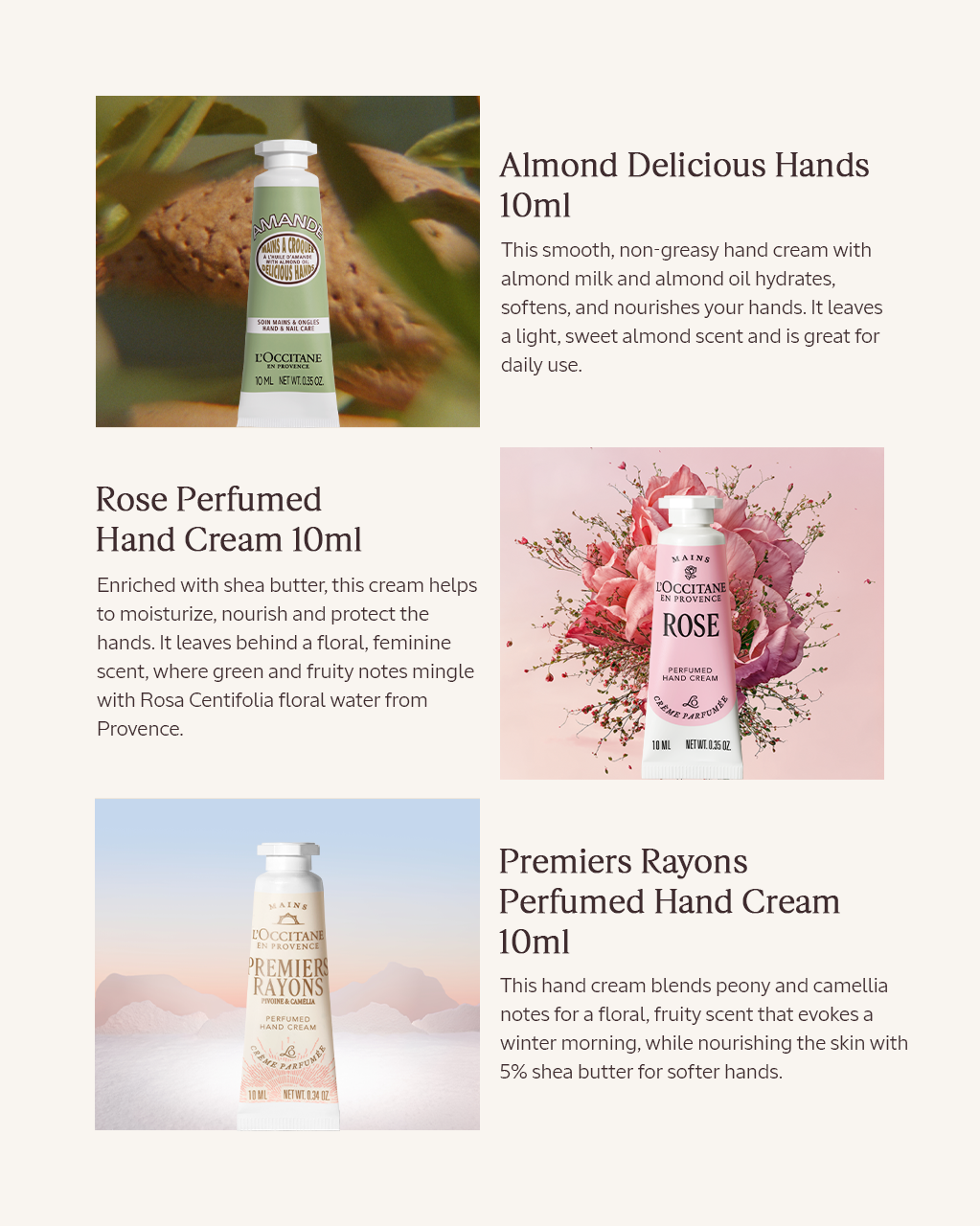Hand Cream Trial Kit