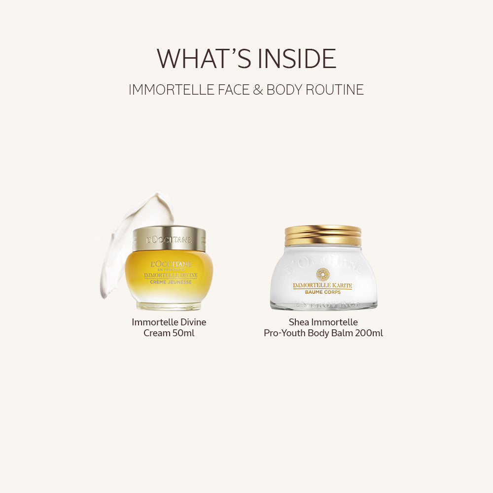 Immortelle Face & Body Routine