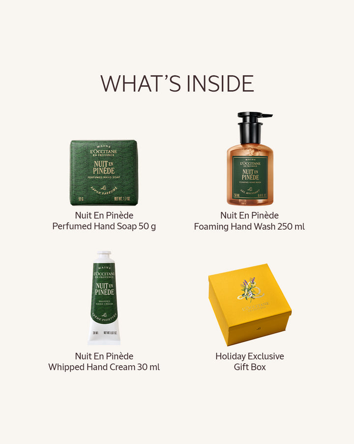 La Nuit Et Pinède Hand Care Trilogy