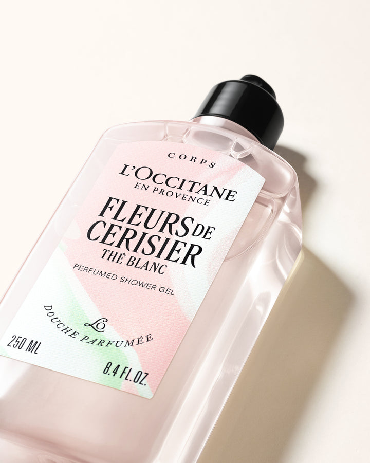 Fleurs de Cerisier The Blanc Perfumed Shower Gel 250ml