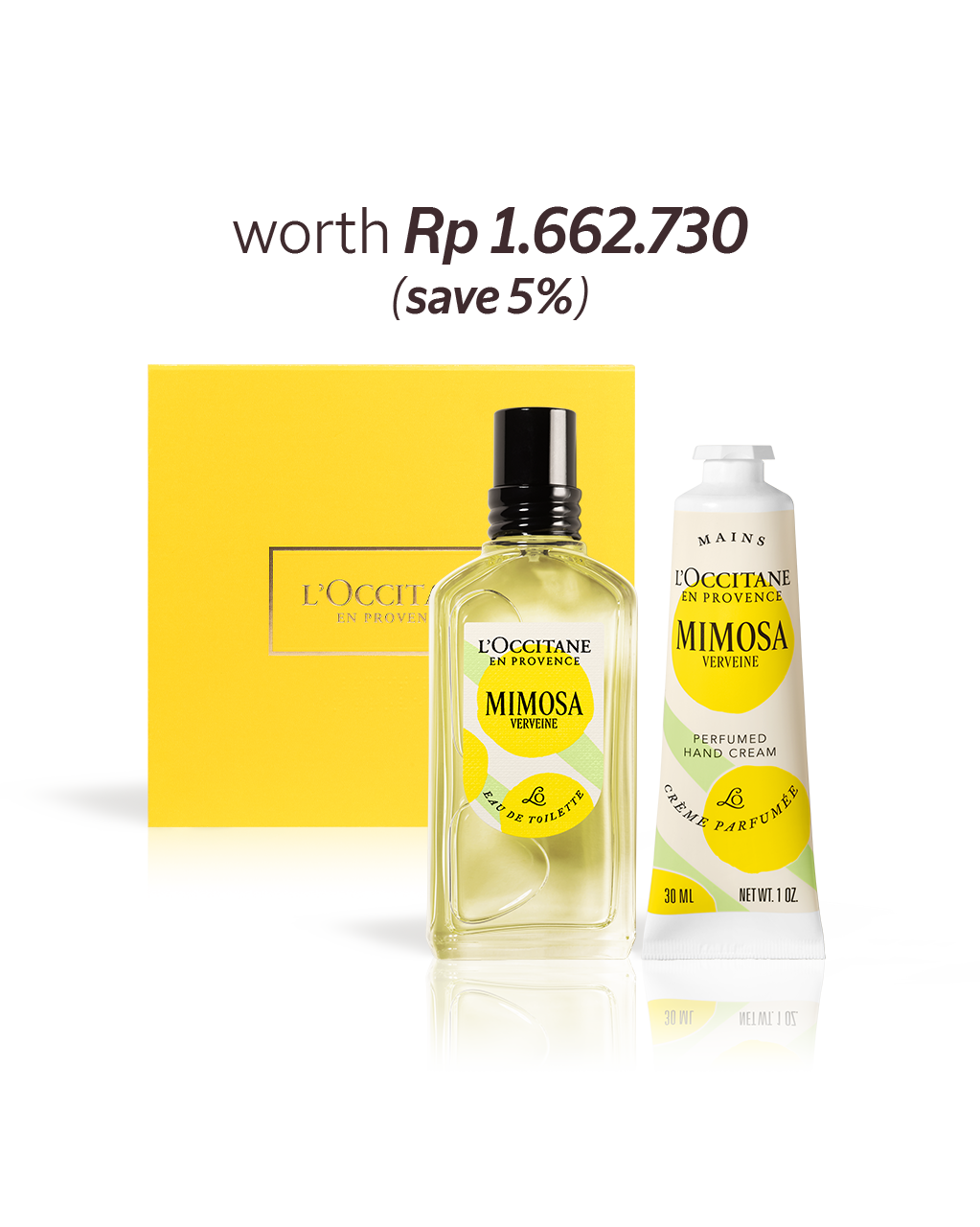Mimosa Radiant Touch Gift Set