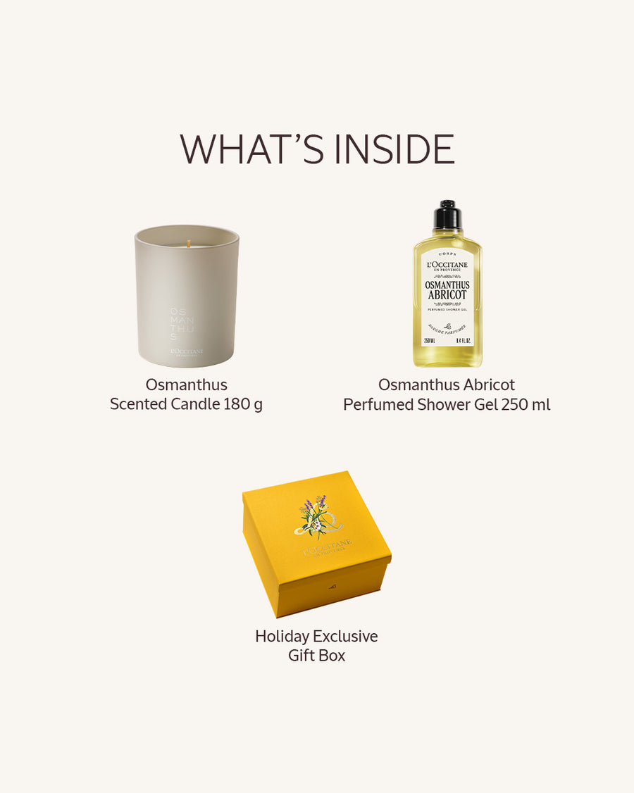 Osmanthus Abricot Wellness Duo