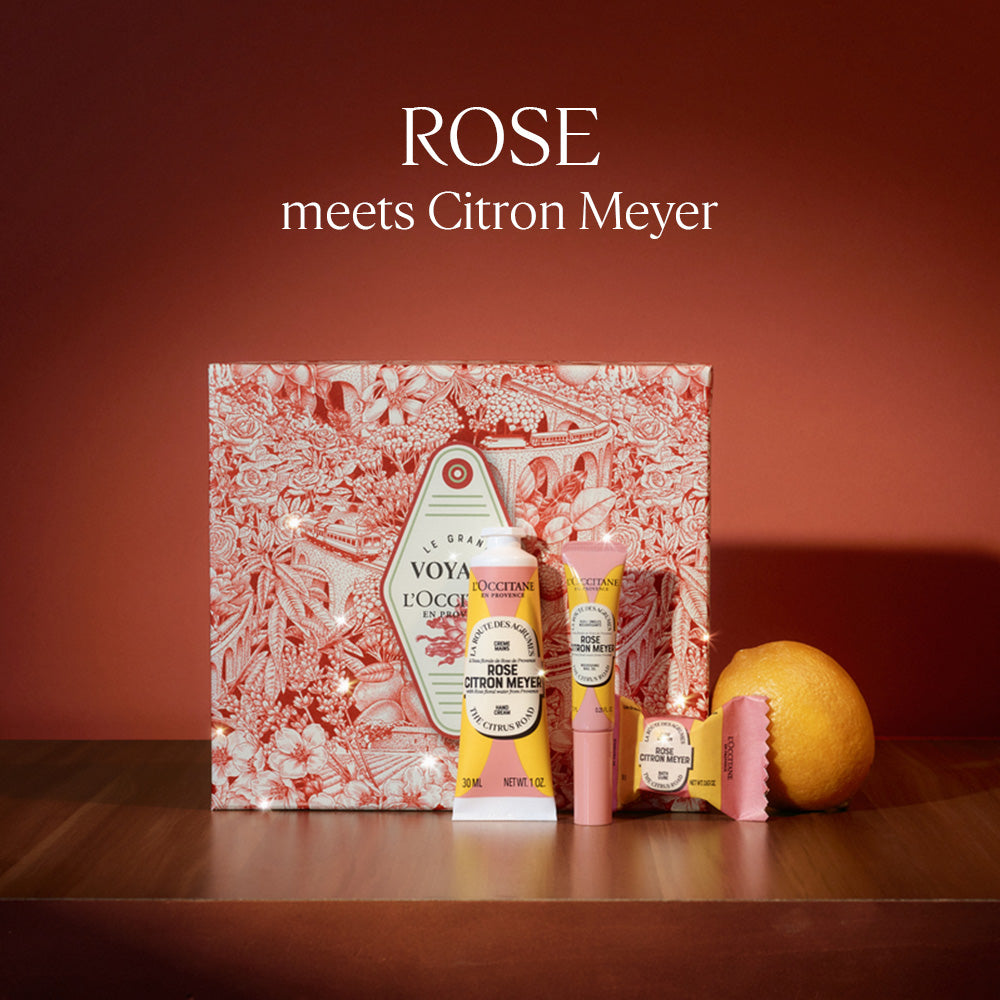 Rose & Citron Meyer Floral Trio